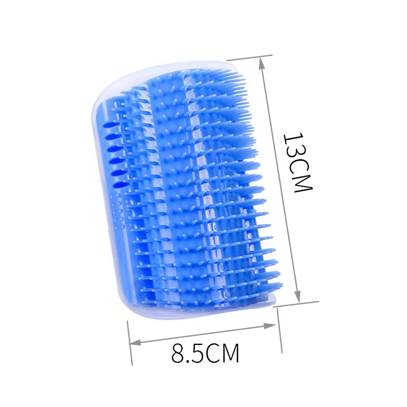 Massage Pet Cat Brush Corner Scrape Hair Removal Beauty Clean Corner Brush Removable Scratcher Comb for Kitten Cat