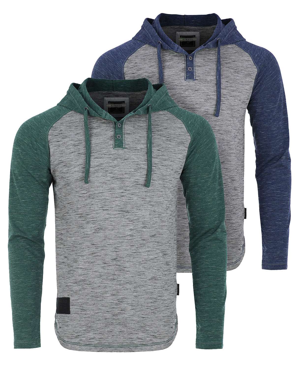 ZIMEGO Mens Hoodie Pullover