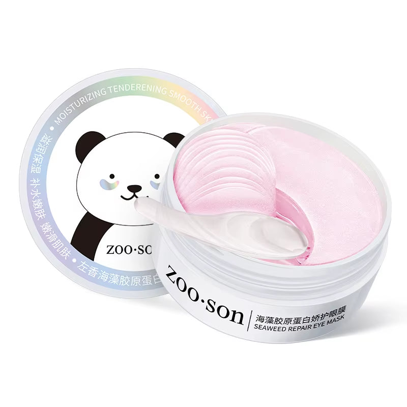 60Pcs Gold Crystal Collagen Eye Mask Beauty Moisturizing Firming anti Dark Circles Eyes Bags Removal Eyes Care Eye Patches