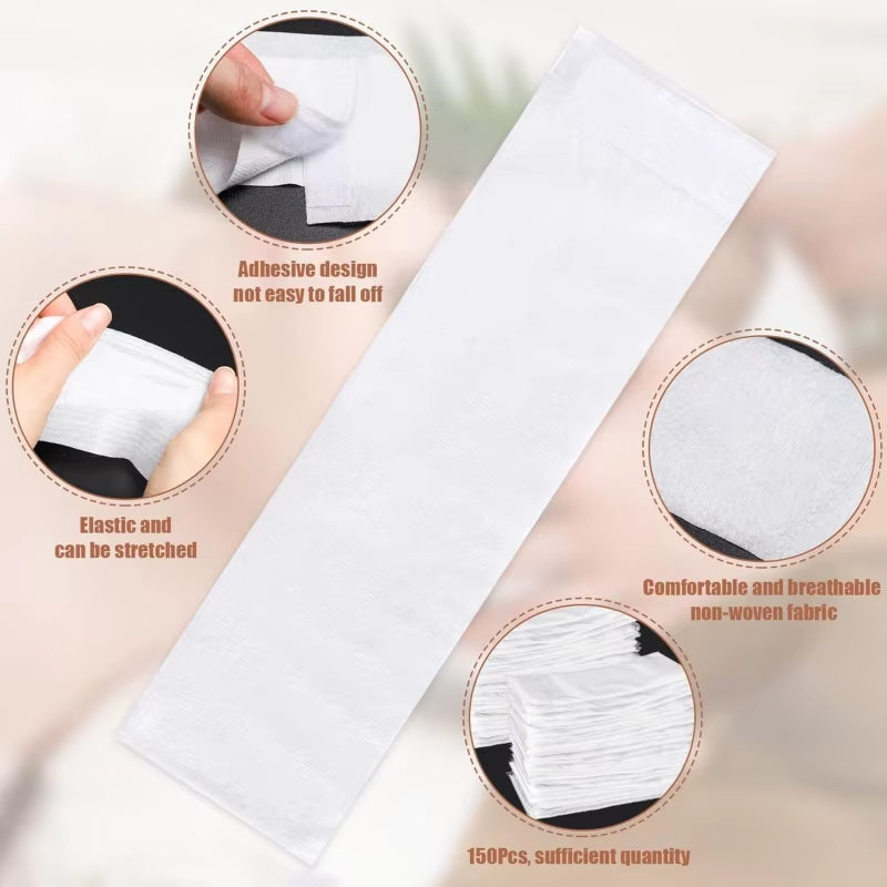 10/50/100Pcs Disposable SPA Facial Headbands White Facial Esthetician Headband Wrap Non-Woven Soft Skincare Beauty Salon Supplie