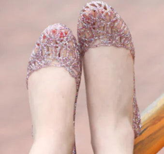 Plastic Hollow Sandals