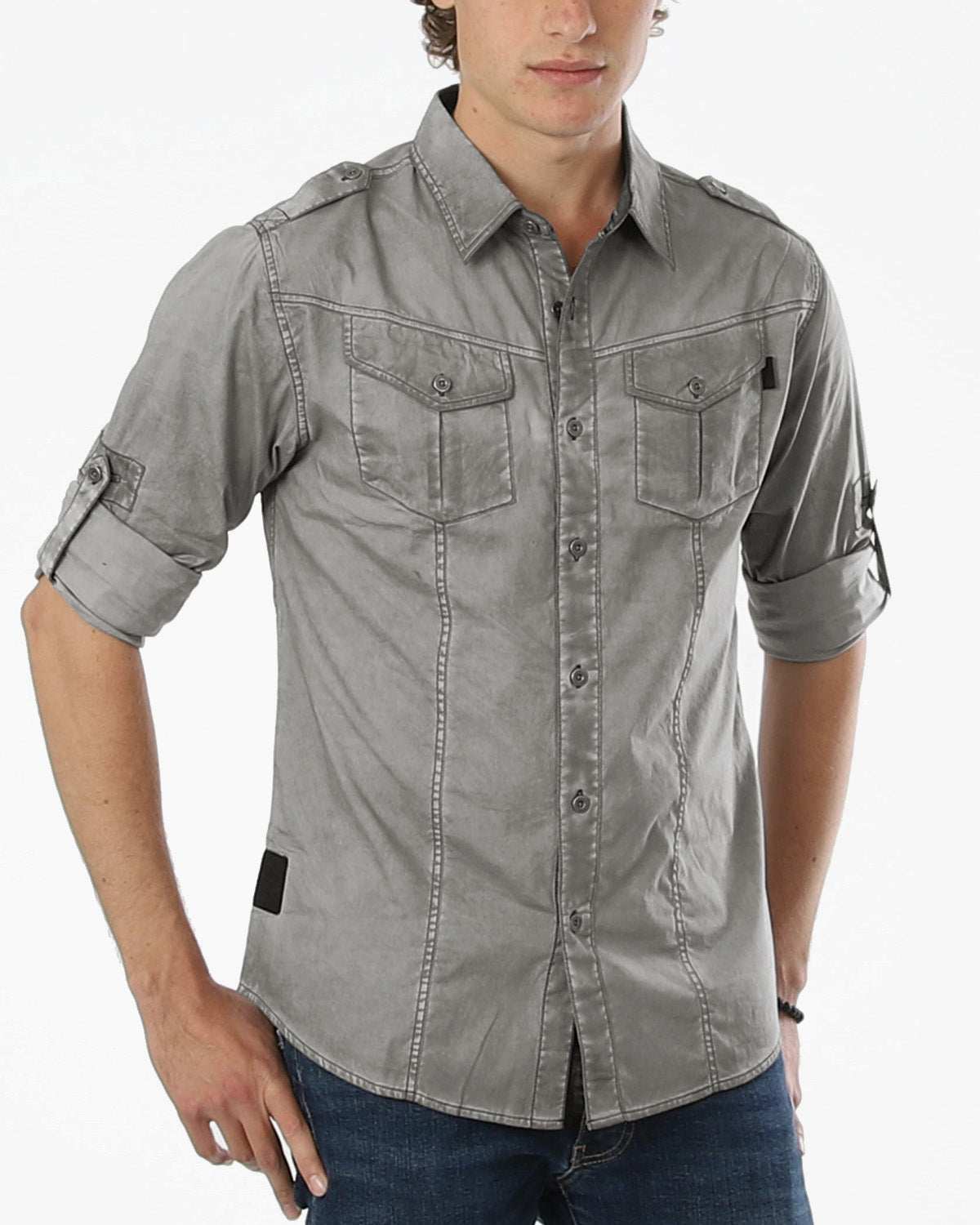 ZIMEGO Mens Shirt