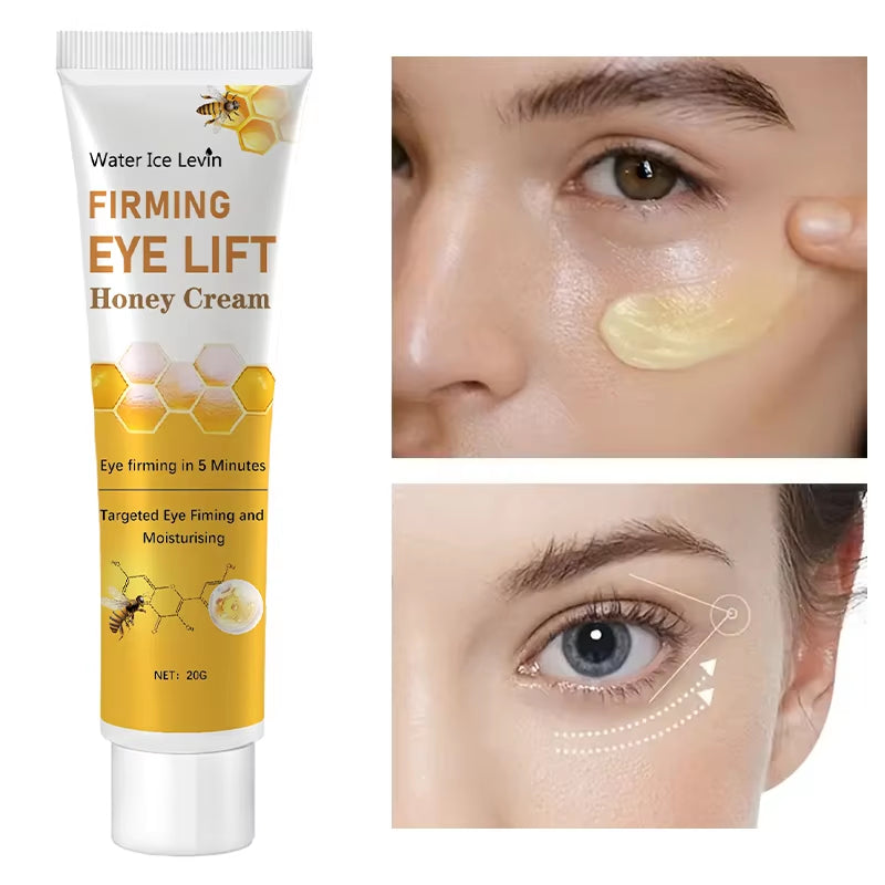 Honey Eye Cream Lightens Dark Circles, Firming Skin Instant Eye Repair Essence Eye Beauty Treatment