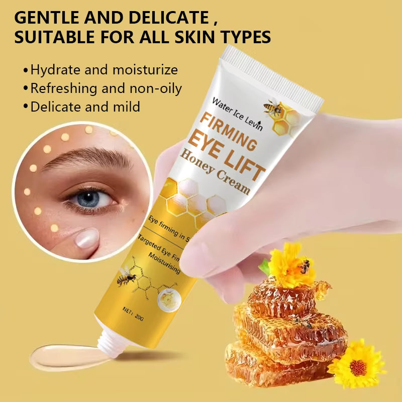 Honey Eye Cream Lightens Dark Circles, Firming Skin Instant Eye Repair Essence Eye Beauty Treatment