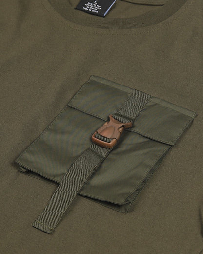 ZIMEGO Mens Chest Pocket T Shirts - Urban Hip Hop Streetwear Hipster Tshirts for Men-4